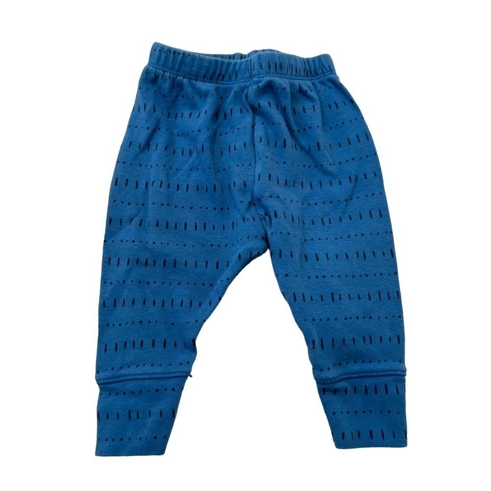 Cloud Baby Baby Boys' Girls' Size 0-3 Months Jogger Pants Blue‎ Back Geometric